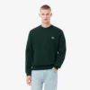 Camisola de malha polar com padrão de crocodilo para homem