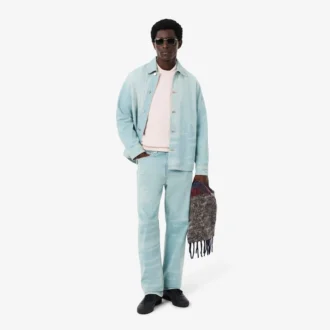 Camisola de malha polar com padrão de crocodilo para homem