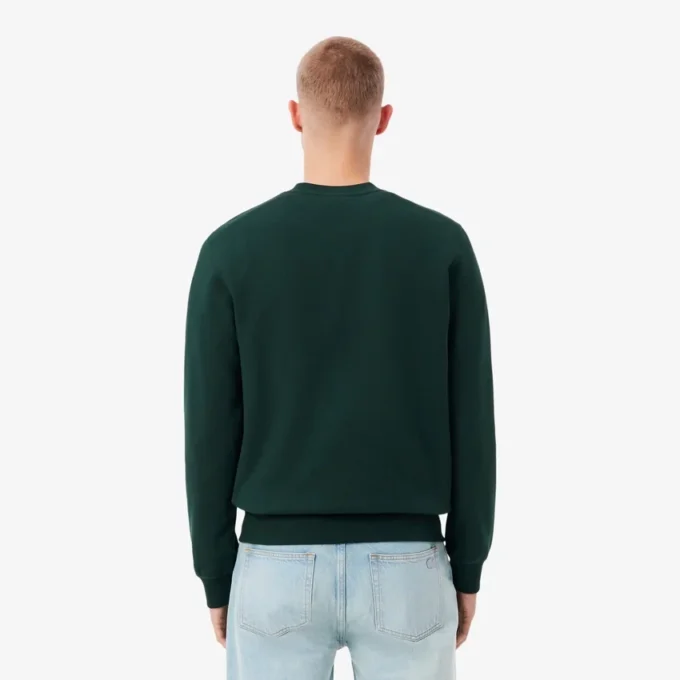 Camisola de malha polar com padrão de crocodilo para homem