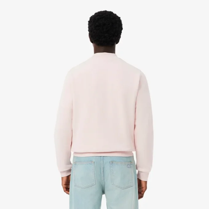 Camisola de malha polar com padrão de crocodilo para homem