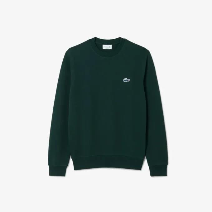 Camisola de malha polar com padrão de crocodilo para homem