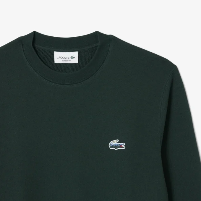 Camisola de malha polar com padrão de crocodilo para homem
