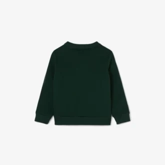 Camisola de malha polar com riscas e logótipo para rapaz