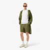 Camisola de malha polar de corte clássico para homem