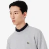 Camisola de malha polar de corte clássico para homem
