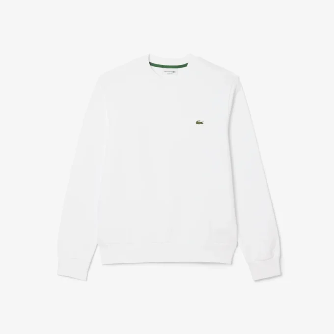 Camisola de malha polar de corte clássico para homem