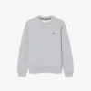 Camisola de malha polar de corte clássico para homem