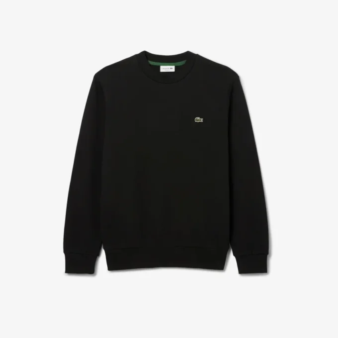 Camisola de malha polar de corte clássico para homem