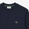 Camisola de malha polar de corte clássico para homem