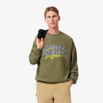 Camisola de malha polar de corte largo para homem