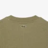 Camisola de malha polar de corte largo para homem