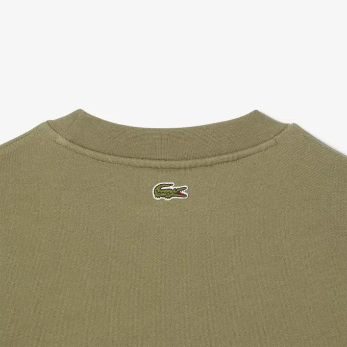 Camisola de malha polar de corte largo para homem