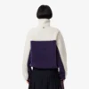 Camisola de malha polar oversized com gola alta para mulher