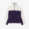 Camisola de malha polar oversized com gola alta para mulher