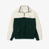 Camisola de malha polar oversized com gola alta para mulher