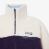 Camisola de malha polar oversized com gola alta para mulher