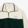 Camisola de malha polar oversized com gola alta para mulher