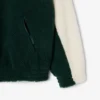 Camisola de malha polar oversized com gola alta para mulher