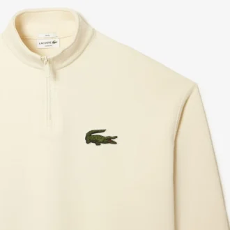 Camisola de malha polar unissexo de corte largo e gola alta