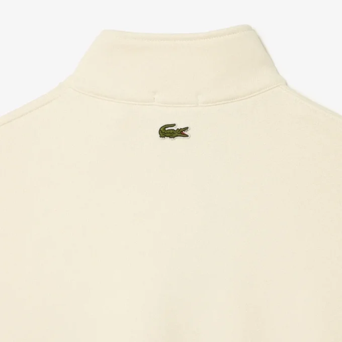 Camisola de malha polar unissexo de corte largo e gola alta