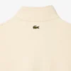Camisola de malha polar unissexo de corte largo e gola alta