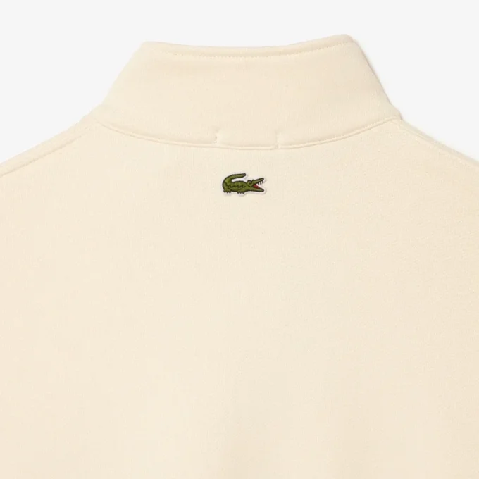 Camisola de malha polar unissexo de corte largo e gola alta