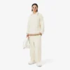 Camisola de malha trançada com gola polo em lã Runway