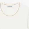 Camisola de malha trançada de manga curta