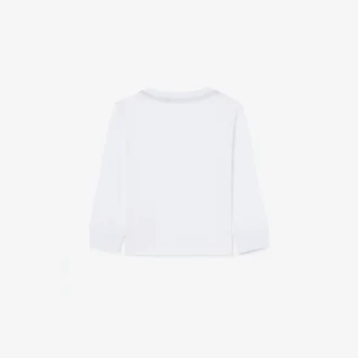 Camisola de manga comprida em algodão para criança