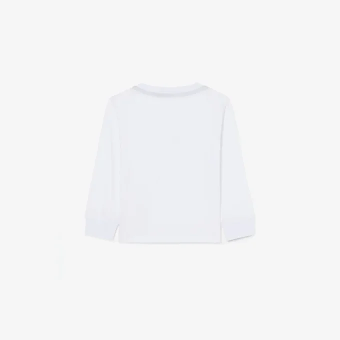 Camisola de manga comprida em algodão para criança