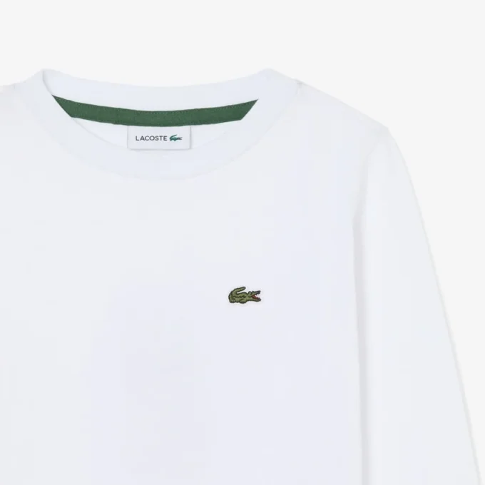 Camisola de manga comprida em algodão para criança