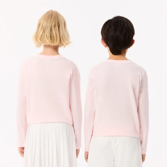 Camisola de manga comprida em algodão para criança