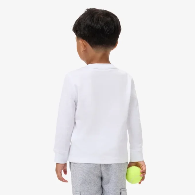 Camisola de manga comprida em algodão para criança