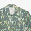 Camisola de manga curta com gola polo e estampado gráfico para homem