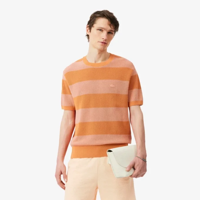Camisola de manga curta em algodão