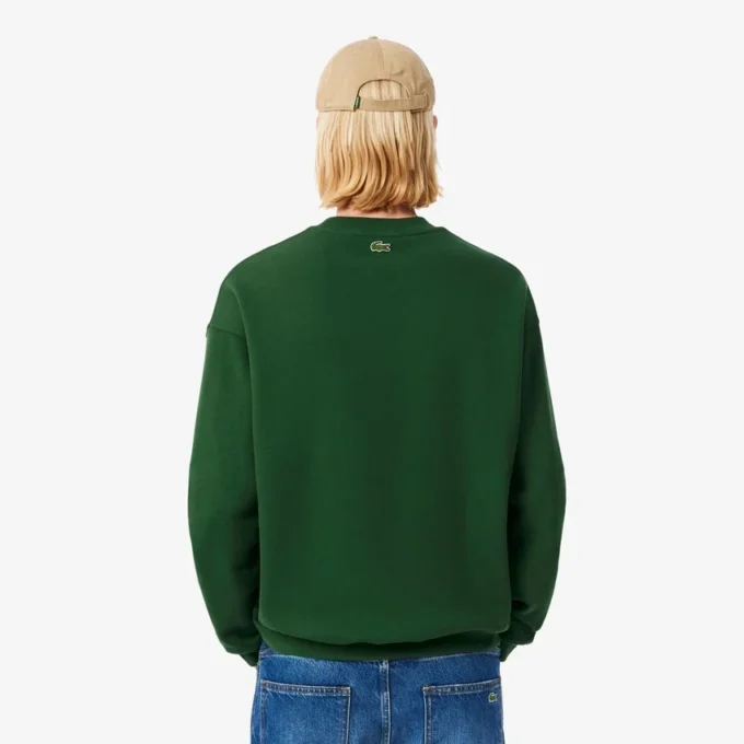 Camisola de moletão com bordado Heritage para homem
