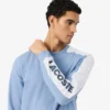Camisola de moletom com capuz estampada para homem
