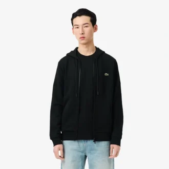 Camisola de moletom com fecho clássico para homem
