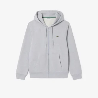 Camisola de moletom com fecho clássico para homem