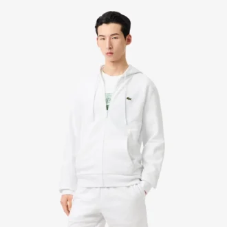 Camisola de moletom com fecho clássico para homem