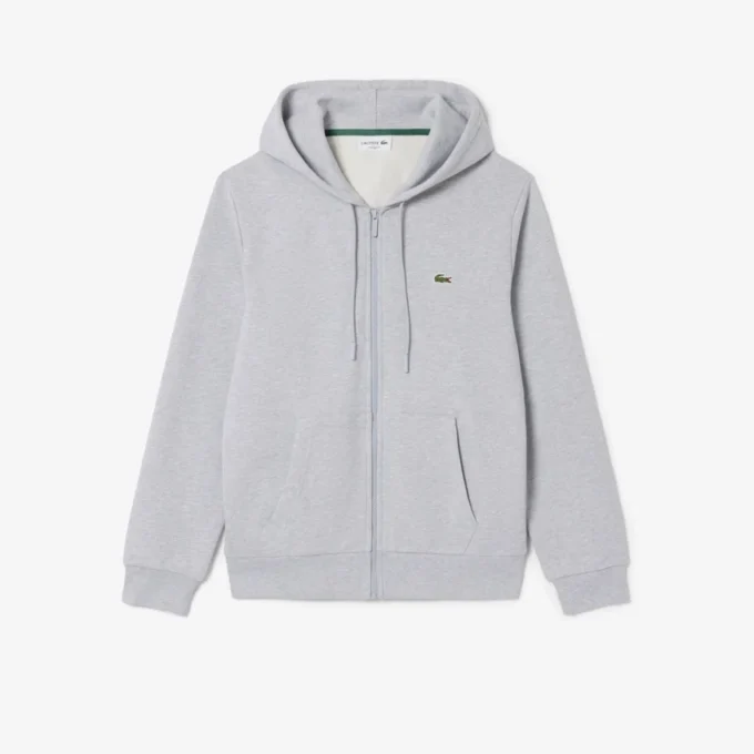 Camisola de moletom com fecho clássico para homem