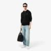 Camisola de moletom com fecho clássico para homem