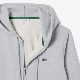 Camisola de moletom com fecho clássico para homem