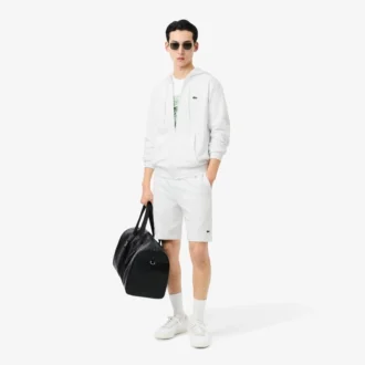 Camisola de moletom com fecho clássico para homem