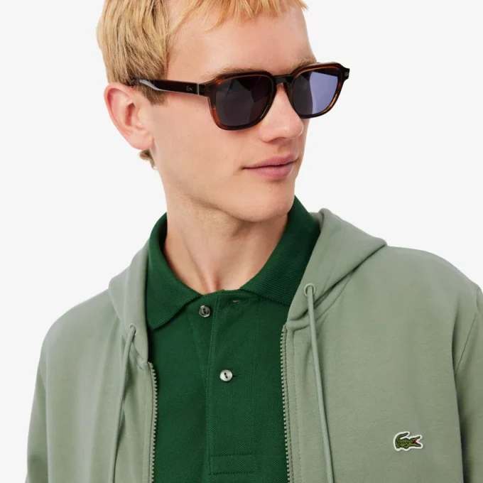Camisola de moletom com fecho clássico para homem