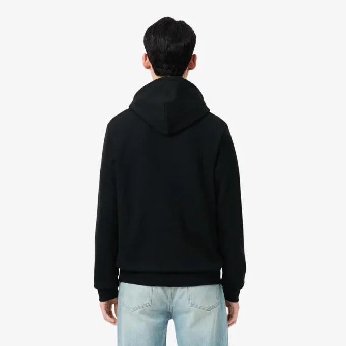 Camisola de moletom com fecho clássico para homem