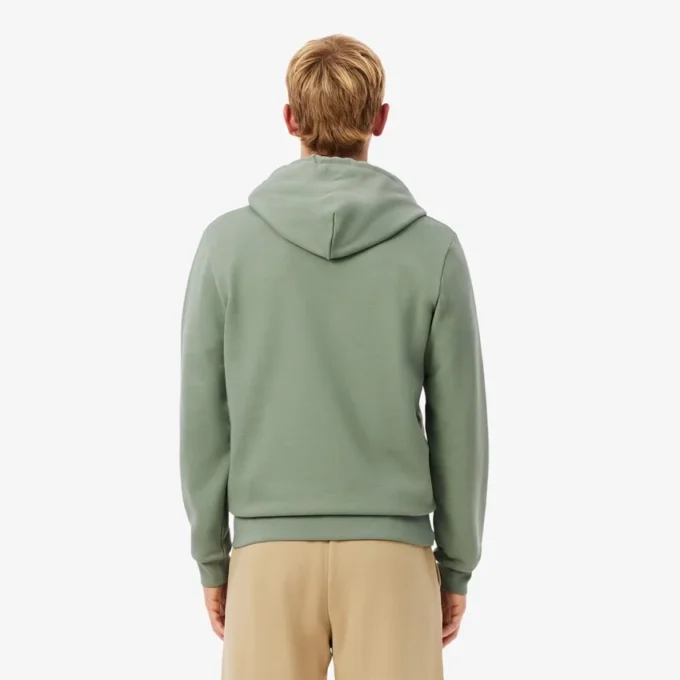 Camisola de moletom com fecho clássico para homem