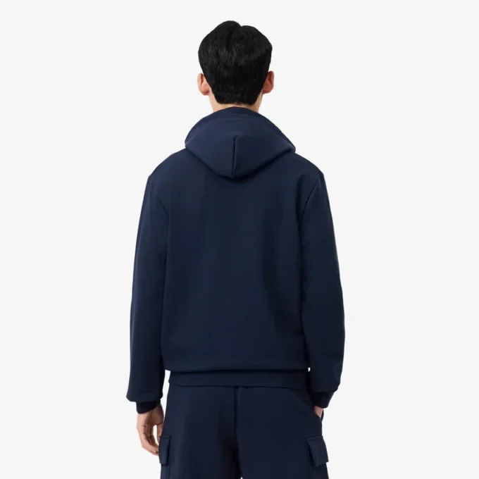Camisola de moletom com fecho clássico para homem