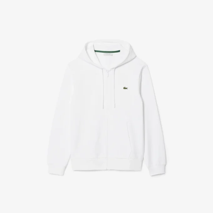 Camisola de moletom com fecho clássico para homem