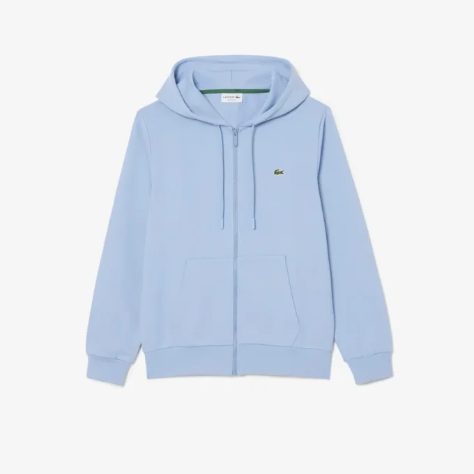 Camisola de moletom com fecho clássico para homem